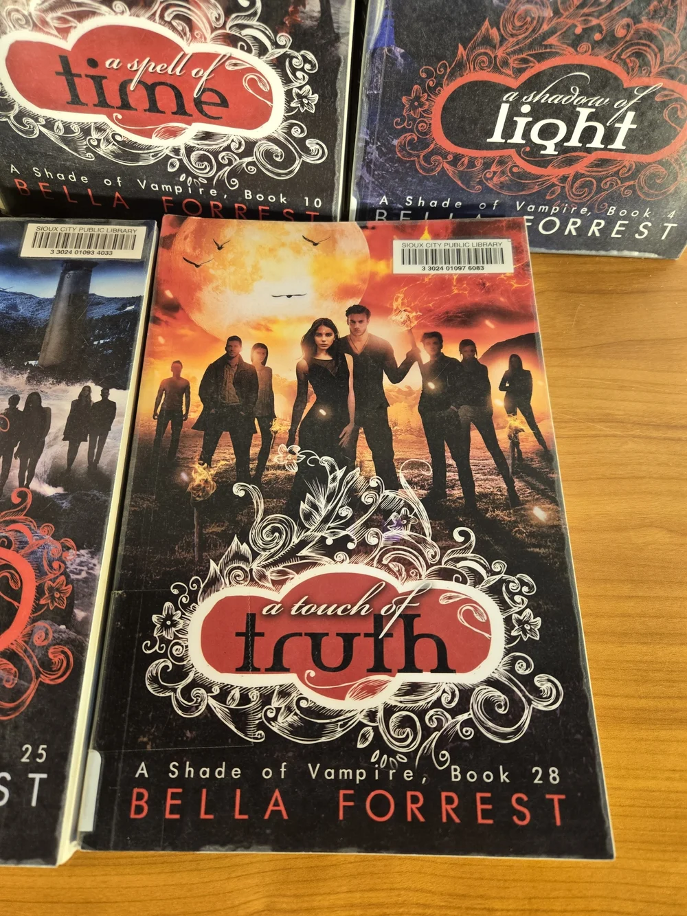 A Shade Of Vampire Series By Bella Forrest Book Lot of Five: 4, 10, 19, 25, 28
